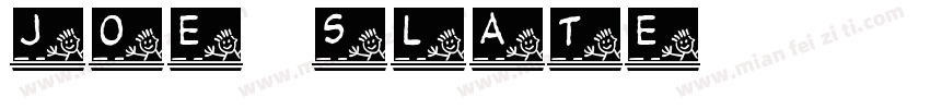Joe slate字体转换